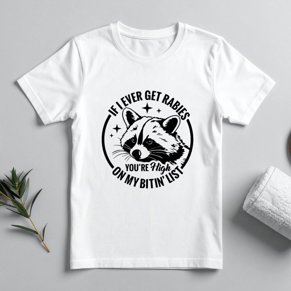 If I ever Get Rabies Handmade Tee - Picture 1 of 1